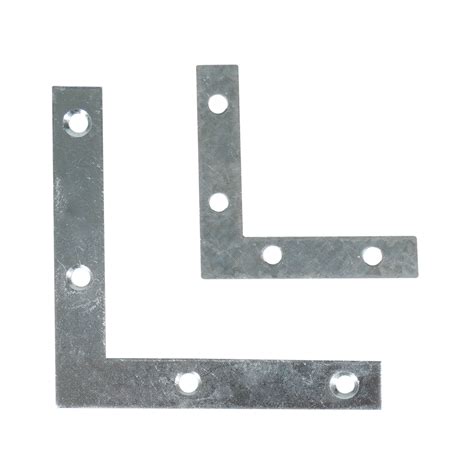 staright metal brackets|flat right angle galvanized brackets.